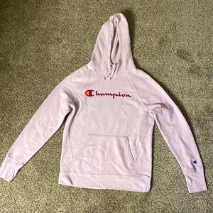 SIZE S, light pink Champion hoodie!